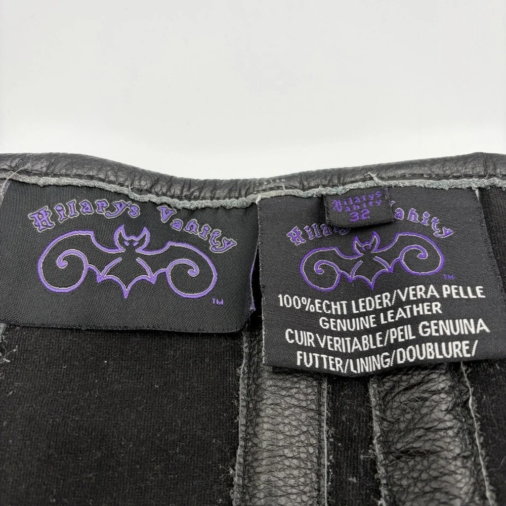 Hilarys Vanity Sexy Slimming Women Corset  Tied Lace Up Goth Witch Leather Fairy